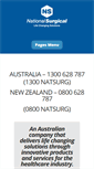 Mobile Screenshot of natsurg.com